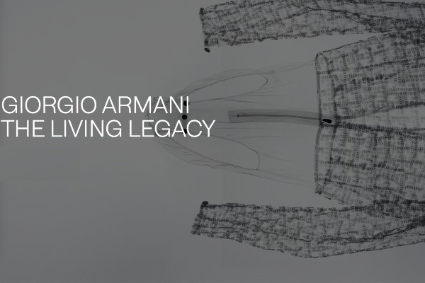 ARMANI / Archivio - particolare della home page dell'archivio digitale dedicato a Giorgio Armani