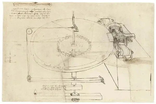 manoscritto di Leonardo — immagine tratta dalla piattaforma Leonardotheka.20