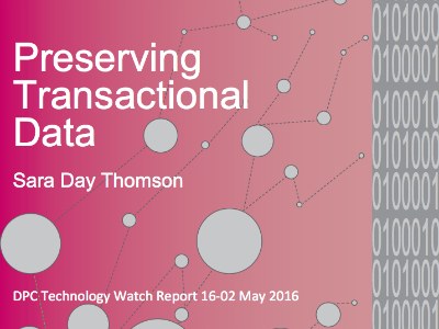 Preserving Transactional Data