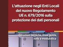 "L’attuazione negli Enti Locali del nuovo Regolamento UE n. 679/2016 sulla protezione dei dati personali" - ed. Quaderni ANCI