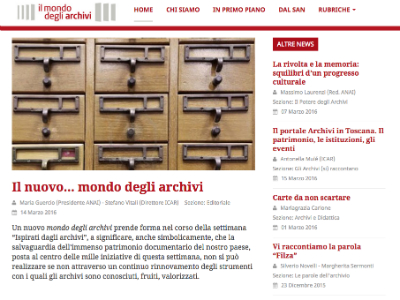 Il Mondo degli Archivi