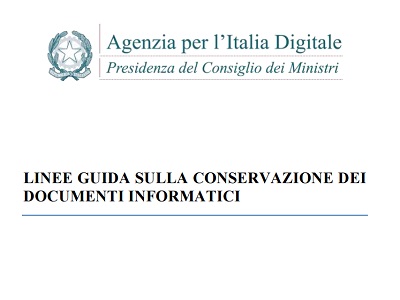 Linee guida sulla conservazione dei documenti informatici