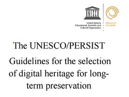 Guidelines for the selection of digital heritage for long-term preservation