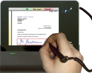 firma biometrica, immagine tratta dal blog Firma Facile