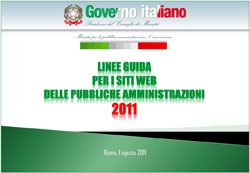 linee guida per i siti web delle PA