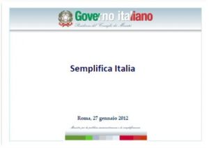 Semplifica Italia