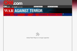 L'impatto della fine del supporto di Flash sui contenuti online in un articolo della CNN