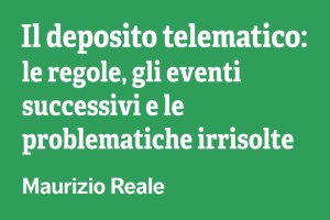 Il deposito telematico