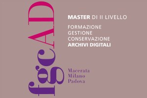 Master FGCAD: iscrizioni fino al 5 novembre