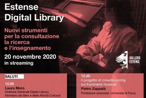 Webinar in streaming "Nuovi strumenti per la consultazione e la ricerca e l'insegnamento"