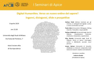 Digital Humanities. Verso un nuovo ordine del sapere?