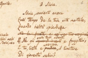 Digitalizzati e online i manoscritti autografi di Giacomo Leopardi