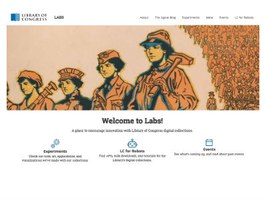 labs.loc.gov, una piattaforma per sperimentare e creare con le collezioni digitali