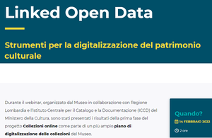 Online gli interventi e le presentazioni del webinar "I Linked Open Data per la valorizzazione del patrimonio culturale"