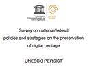 Online i risultati di un sondaggio internazionale sulle strategie di conservazione digitale