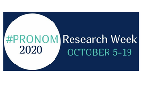 Si terrà dal 5 al 19 ottobre la PRONOM Research Week 2020
