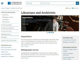 Strumenti, standard e informazioni: un sito per i bibliotecari e gli archivisti americani