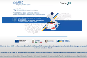 Verso l'adozione delle Linee guida in materia di open data: partito un ciclo di webinar sul tema